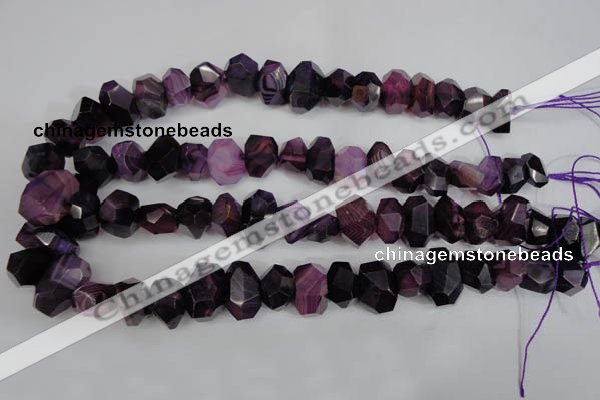 CNG852 15.5 inches 12*18mm – 13*22mm faceted nuggets agate beads