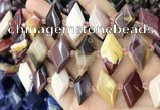 CNG8641 13*20mm - 15*25mm faceted freeform mookaite beads