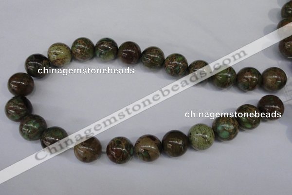 CNI55 15.5 inches 18mm round natural imperial jasper beads