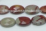 CNJ10 15.5 inches 13*18mm faceted oval natural noreena jasper beads