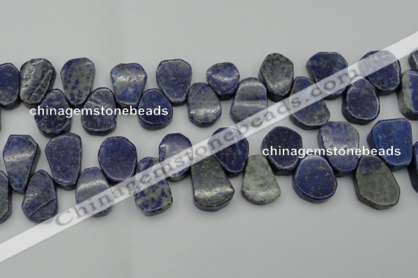 CNL1153 Top drilled 15*20mm - 18*25mm freeform lapis lazuli beads