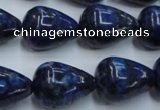 CNL619 15.5 inches 15*20mm teardrop natural lapis lazuli gemstone beads