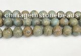 CNS337 15.5 inches 18mm round serpentine jasper beads wholesale