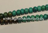 CNT111 15.5 inches 4*7mm rondelle natural turquoise beads wholesale