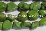 CNT280 15.5 inches 8*10mm - 12*14mm nuggets natural turquoise beads