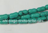 CNT372 15.5 inches 5*10mm bone turquoise beads wholesale