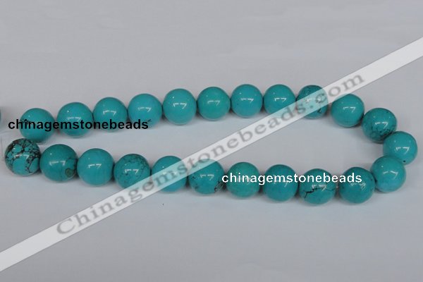 CNT39 16 inches 4mm round turquoise beads wholesale
