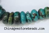 CNT500 15.5 inches 4*8mm - 8*18mm nuggets turquoise gemstone beads