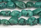 CNT516 15.5 inches 5*5mm - 6*8mm nuggets turquoise gemstone beads