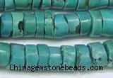 CNT532 15.5 inches 6mm - 6.5mm heishi turquoise gemstone beads