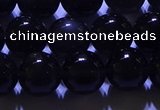COB703 15.5 inches 10mm round ice black obsidian beads wholesale