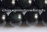 COB723 15.5 inches 10mm round black obsidian gemstone beads