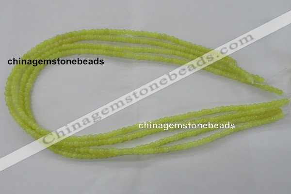COJ101 15.5 inches 4mm round olive jade beads wholesale