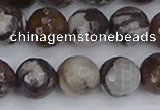 COJ364 15.5 inches 12mm faceted round outback jasper beads