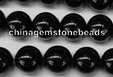 CON06 15.5 inches 14mm round black onyx gemstone beads
