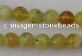 COP1203 15.5 inches 10mm round yellow opal gemstone beads