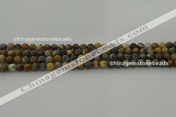 COP1381 15.5 inches 6mm round moss opal gemstone beads whholesale