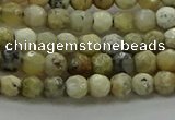 COP1470 15.5 inches 4mm faceted round African opal gemstone beads
