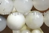 COP1586 15.5 inches 10mm round white opal gemstone beads
