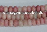 COP159 15.5 inches 5*8mm rondelle pink opal gemstone beads wholesale