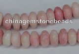 COP160 15.5 inches 6*12mm rondelle pink opal gemstone beads wholesale