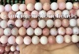 COP1695 15.5 inches 10mm round natural pink opal gemstone beads