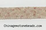 COP1820 15.5 inches 4mm round Chinese pink opal gemstone beads wholesale