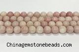 COP1824 15.5 inches 12mm round Chinese pink opal gemstone beads wholesale