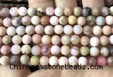 COP1916 15 inches 6mm round natural pink opal beads wholesale