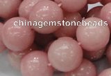COP407 15.5 inches 18mm round Chinese pink opal gemstone beads