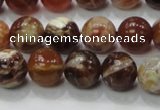 COP503 15.5 inches 12mm round natural red opal gemstone beads