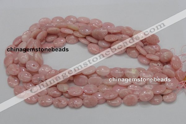 COP64 15.5 inches 12*16mm oval natural pink opal gemstone beads
