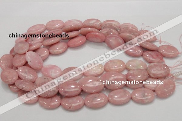 COP66 15.5 inches 18*25mm oval natural pink opal gemstone beads