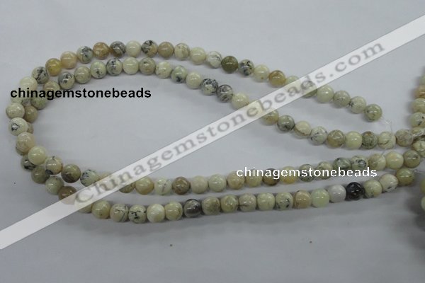 COP802 15.5 inches 8mm round natural African opal beads