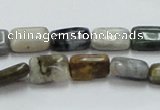 COS20 15.5 inches 8*12mm rectangle ocean stone beads wholesale