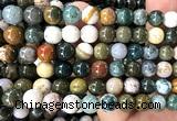 COS322 15 inches 8mm round ocean jasper beads wholesale