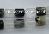 COZ11 15.5 inches 8*10mm column opal quartz beads wholesale