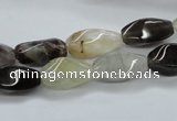 COZ15 15.5 inches 8*16mm twisted rice opal quartz beads wholesale