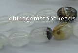 COZ16 15.5 inches 10*14mm egg-shaped opal quartz beads wholesale