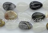 COZ23 15.5 inches 10*14mm flat teardrop opal quartz beads wholesale