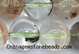CPC698 15 inches 11mm - 12mm round phantom quartz beads