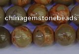 CPJ465 15.5 inches 14mm round African picture jasper beads