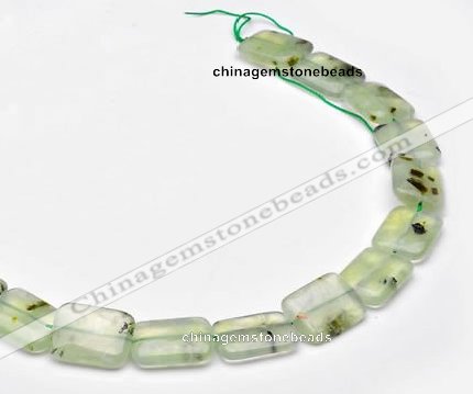 CPR15 A grade 15*20mm rectangle natural Prehnite gemstone beads