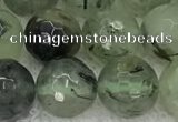 CPR407 15.5 inches 10mm faceted round prehnite beads wholesale