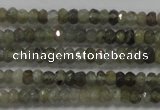 CRB118 15.5 inches 3*5mm faceted rondelle labradorite beads