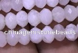 CRB1966 15.5 inches 4*6mm faceted rondelle white moonstone beads