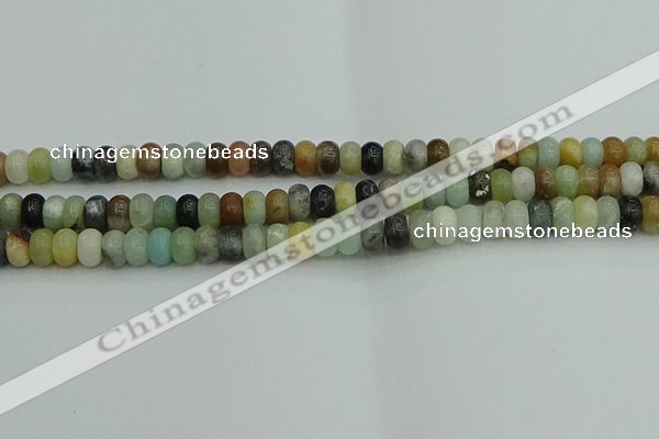 CRB2876 15.5 inches 5*8mm rondelle amazonite beads wholesale