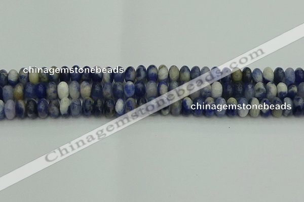 CRB2881 15.5 inches 5*8mm rondelle sodalite beads wholesale