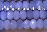 CRB3185 15.5 inches 3*5mm faceted rondelle tiny aquamarine beads