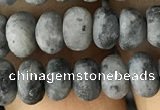 CRB5026 15.5 inches 4*6mm rondelle matte labradorite beads wholesale